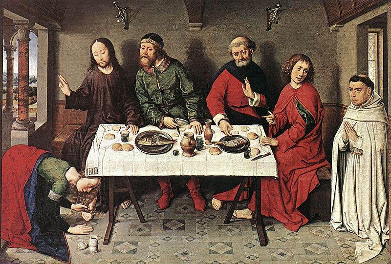 Dieric Bouts Christ in the House of Simon china oil painting image